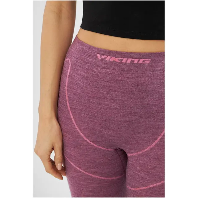 Bielizna damska VIKING Lana Pro Pants Merino różowa S