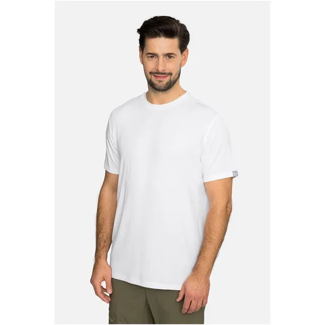 T-shirt męski VIKING Lenta Bamboo Light Man biały XXXL