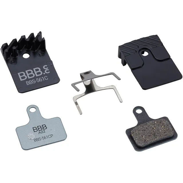 Okładziny hamulcowe z radiatorem BBB DiscStop Coolfin Shimano Road / XTR one size