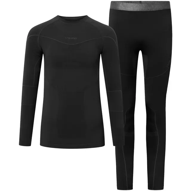 Bielizna męska VIKING Gary Set Bamboo czarna XXXL