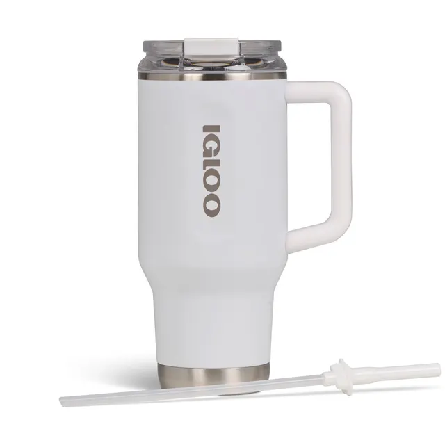 Kubek termiczny (z rurką) IGLOO Travel Mug 32 OZ (0 95 litra) one size, biały