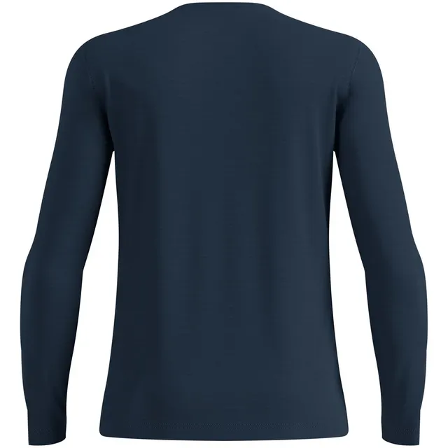 Koszulka termoaktywna z długim rękawem męska Odlo MERINO 160 BL TOP crew neck l/s granatowa M