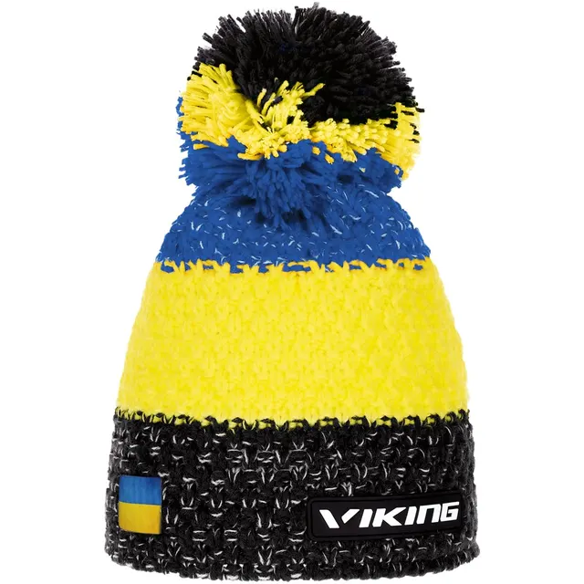 Czapka dla dorosłych VIKING Cornet Active Style żółto niebieska one size