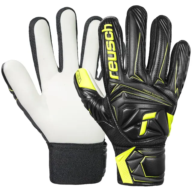 Rękawice bramkarskie dziecięce Attrakt Starter Solid Finger Support Junior 3