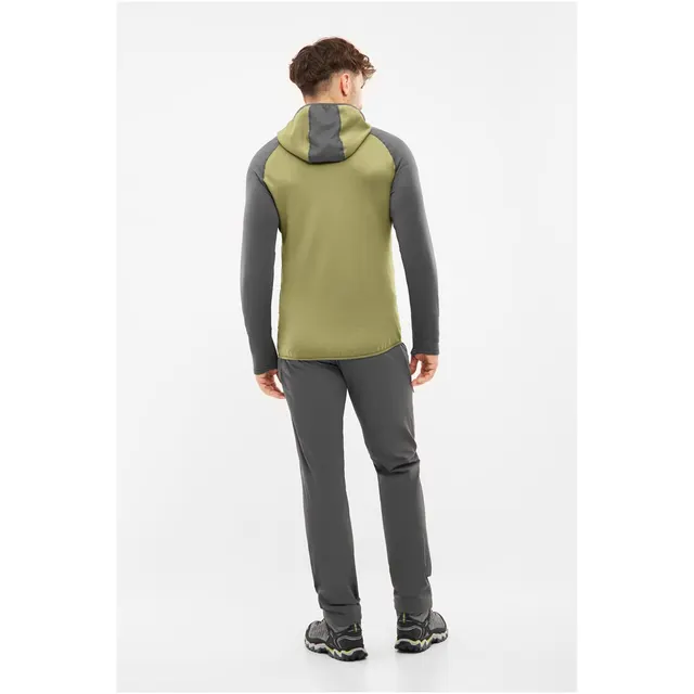 Bluza męska VIKING Birger Man rozpinana z kapturem zielono szara XXL