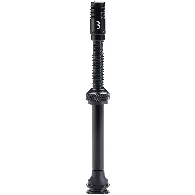 Wentyle BBB AL Valve CoreCap 40 mm - 2 szt. 80, czarne, 80 mm