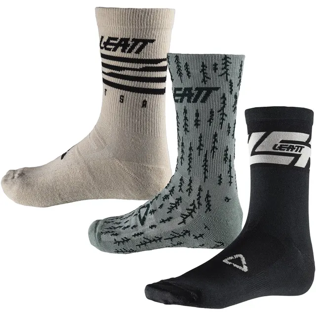 Skarpety rowerowe LEATT Socks MTB (3 pary) L/XL