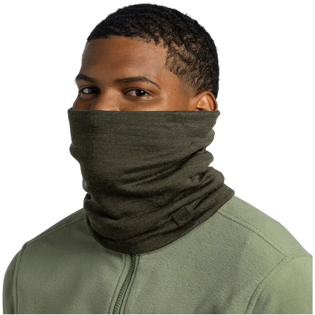 Bandana BUFF MERINO HEAVYWEIGHT NECK WARMER SOLID BARK one size