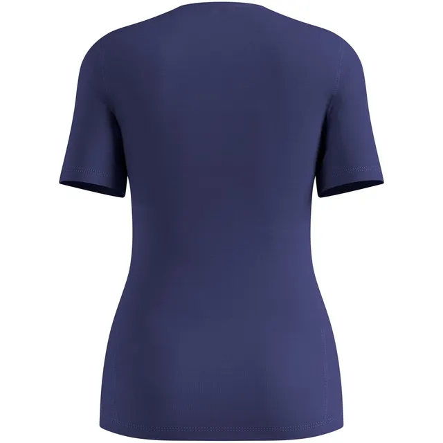 Bielizna termoaktywna z długim rękawem Odlo BL TOP crew neck s/s ACTIVE WARM niebieska M