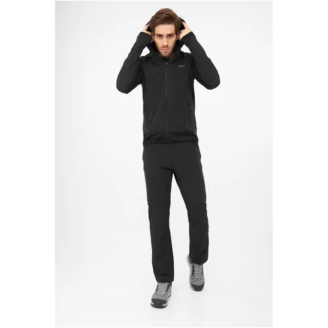 Bluza męska VIKING Dimaro Hoodie Man rozpinana z kapturem czarna S