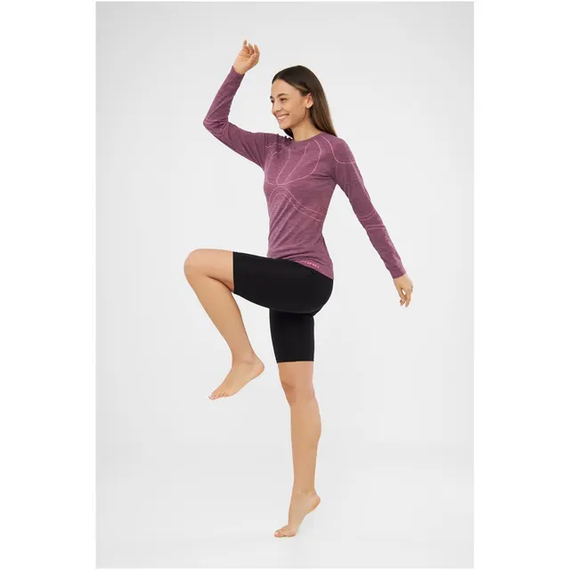 Bielizna damska VIKING Lana Pro Longsleeve Merino różowa XXL