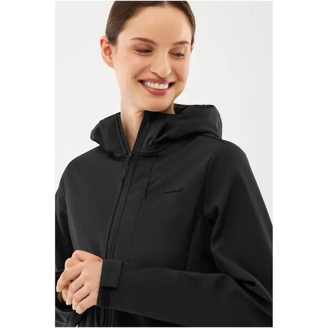 Kurtka damska VIKING Kerns Lady Softshell czarna XS