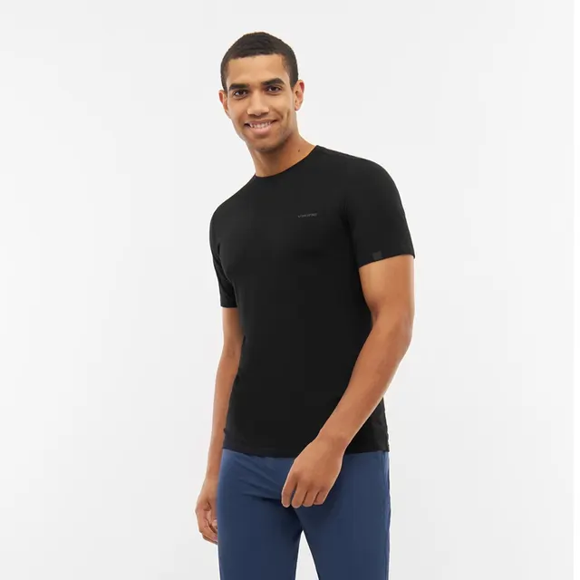 T-shirt męski VIKING Harvi Man Bamboo czarny M
