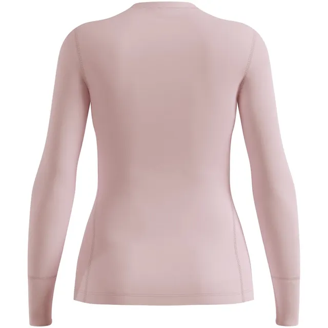 Koszulka termoaktywna z długim rękawem damska Odlo MERINO 200 BL TOP crew neck l/s różowa XL