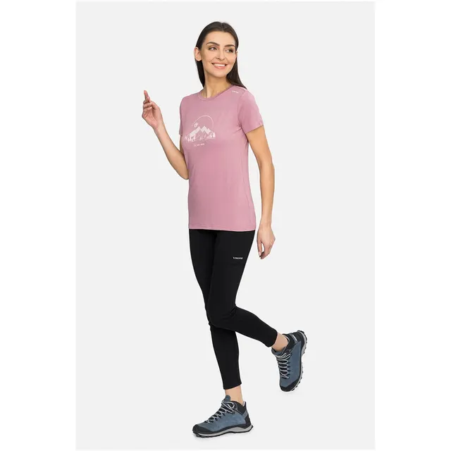 T-shirt damski VIKING Lenta Bamboo Light Lady różowy L