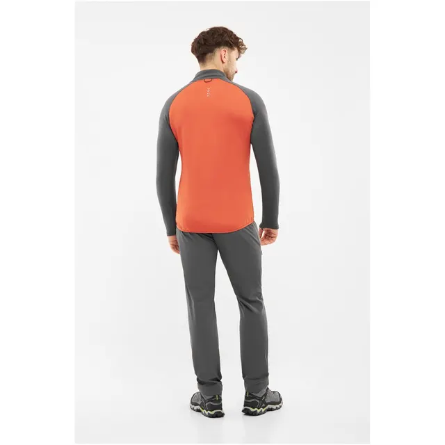 Bluza męska VIKING Birger Man rozpinana pomarańczowo szara XXL