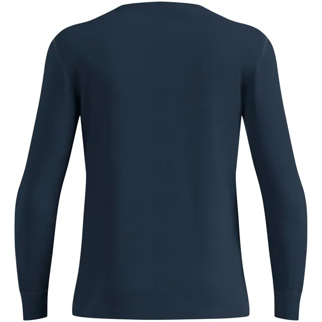 Koszulka termoaktywna z długim rękawem męska Odlo MERINO 200 BL TOP crew neck l/s granatowa M
