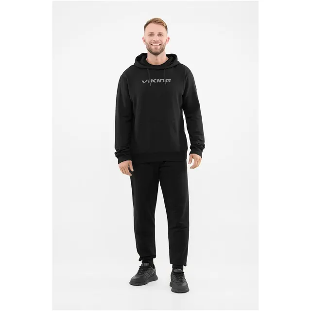 Bluza męska VIKING Team Wear Man Bamboo z kapturem czarna M