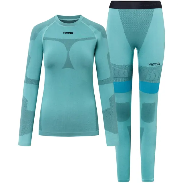 Bielizna damska VIKING Volcanica Lady Set turkusowa M