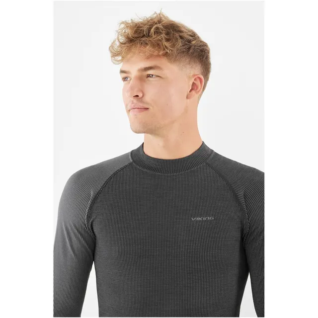 Bielizna męska VIKING Mounti Man Set Merino szara L