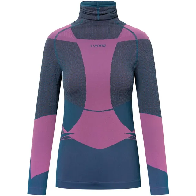 Bielizna damska VIKING Fusion Lady Set turkusowo-różowa L