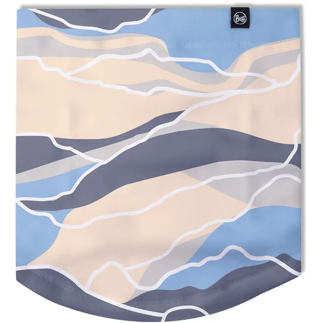 Bandana BUFF POLAR PRINTS NECKWARMER AGUAR BLUE one size