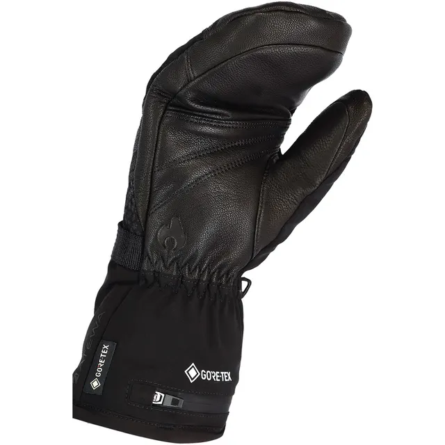 Rękawice narciarskie podgrzewane damskie VIKING Heatbooster GTX Mitten Ski Lady jednopalczaste czarne 5