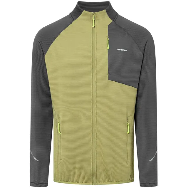 Bluza męska VIKING Birger Man rozpinana zielono szara XXL
