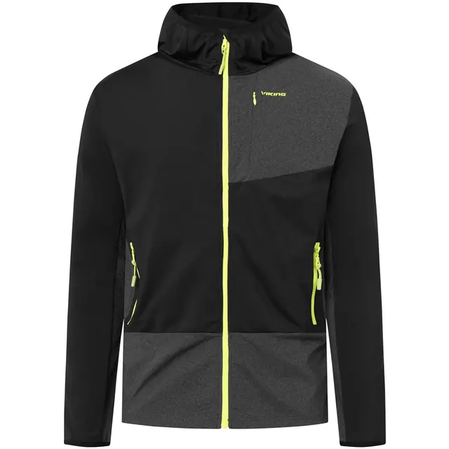 Bluza męska VIKING Tacoma Hoodie Man rozpinana z kapturem czarna L
