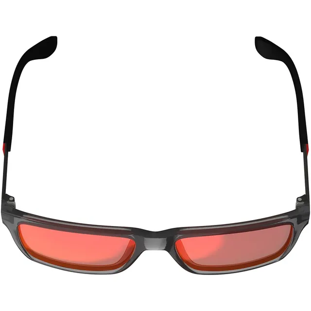 Okulary rowerowe LEATT TheViz Sierra Polarized one size, szare, czerwone szkła