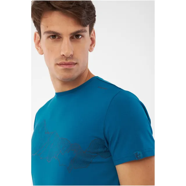 T-shirt męski VIKING Lenta Bamboo Light Man niebieski XXL (500/22/6644/1519)