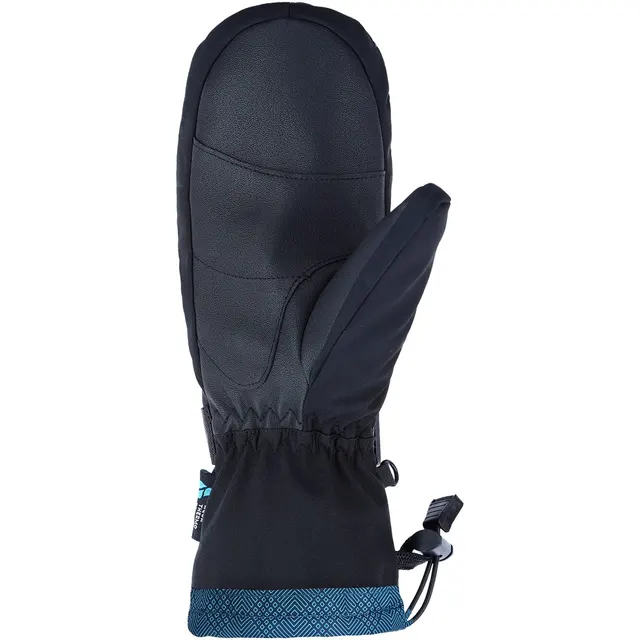 Rękawice narciarskie damskie VIKING Tanuka Mitten Ski Lady jednopalczaste czarno turkusowe 5