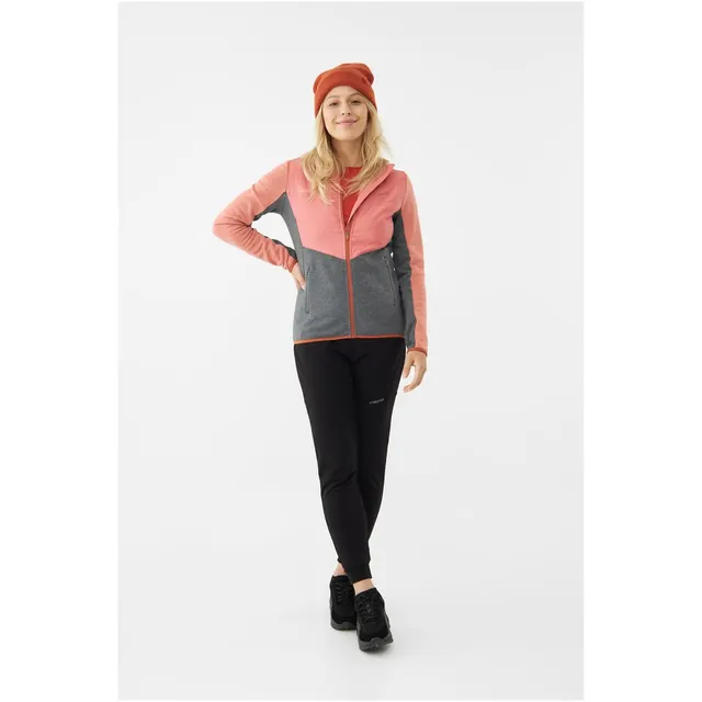 Kurtka damska VIKING Creek Hoodie Bamboo Lady rozpinana z kapturem różowa S