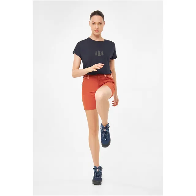 Spodenki damskie VIKING Sequoia Shorts Lady Bamboo pomarańczowe XL