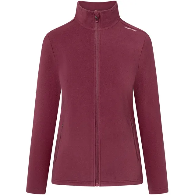 Bluza damska VIKING Tesero Lady Polartec bordowa L