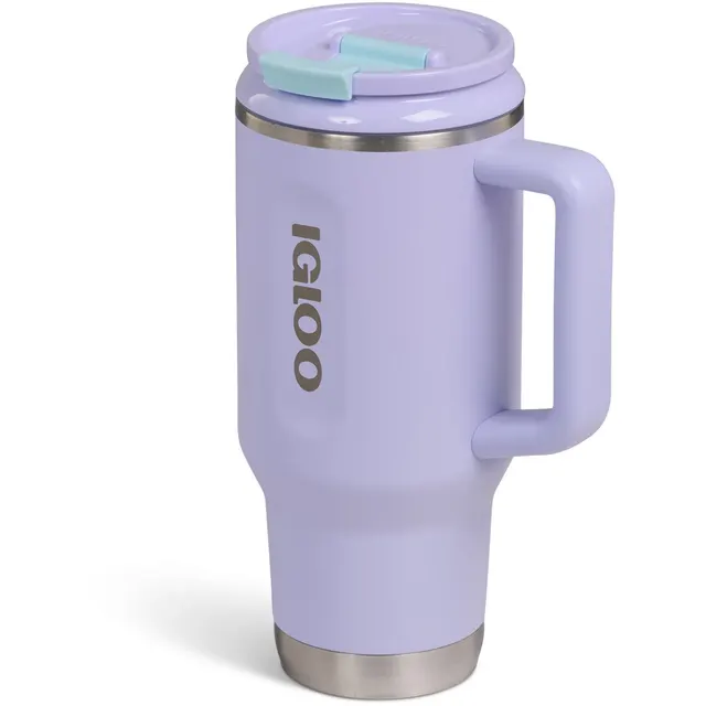 Kubek termiczny (z rurką) IGLOO Travel Mug 32 OZ (0 95 litra) one size, liliowy (Lilac Breeze)