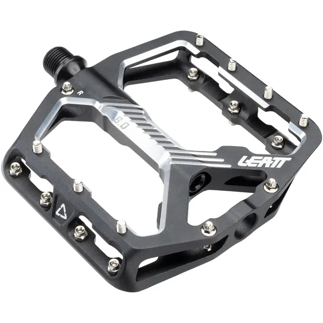 Pedały rowerowe (platformy wąskie) LEATT Pedals AllMtn 6.0 Flat (114x100mm) one size, czarne