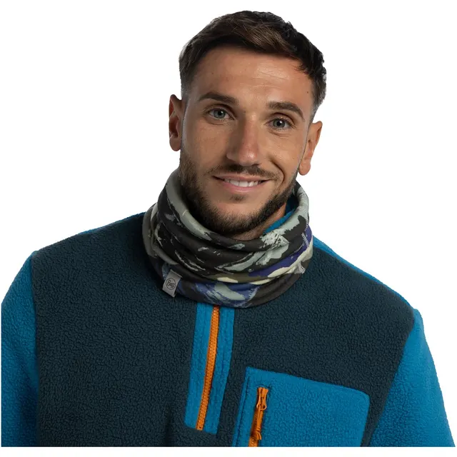 Bandana BUFF MERINO HEAVYWEIGHT DIGITAL PRINTS ONLAR BLUE one size