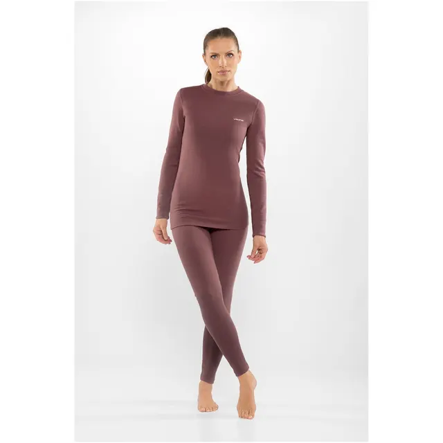 Bielizna damska VIKING Meriboo Lady Set Merino różowa XXL
