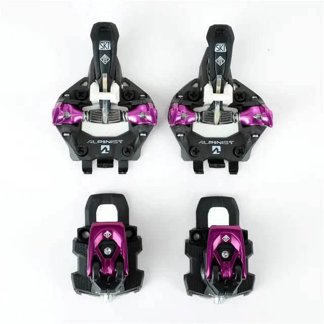 Wiązania skiturowe MARKER ALPINIST 8 (w/o brake) black_purple one size