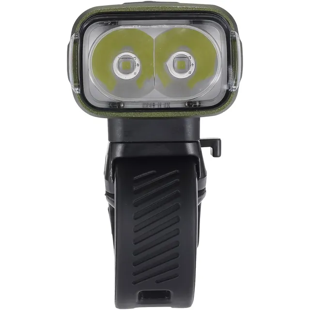 Lampka przednia BBB NanoStrike 1000i one size, zielona (Gravel Green)