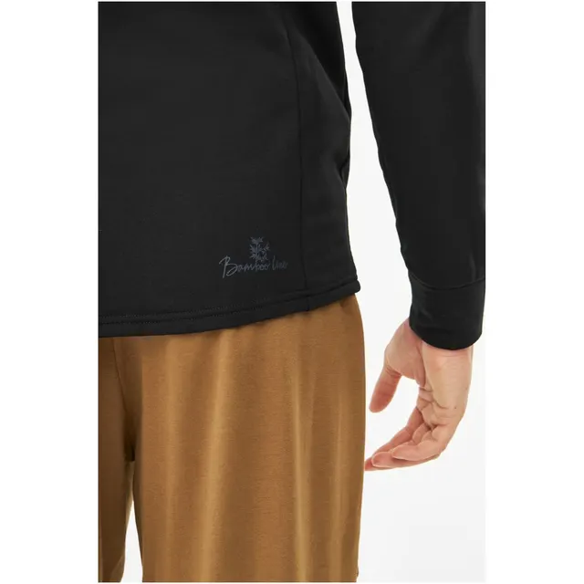 Bluza męska VIKING Lonetree Hoodie Bamboo Man rozpinana z kapturem czarna XL