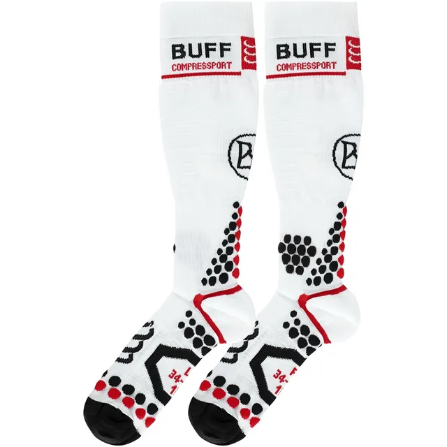 Skarpety BUFF KIRYL KNEE-LENGHT SOCKS WHITES-WHITE-S one size