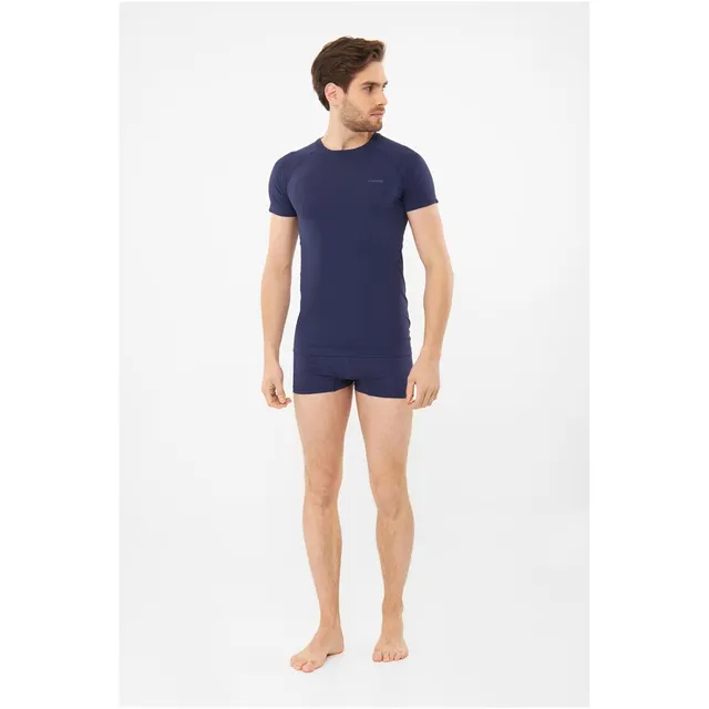 Bielizna męska VIKING Breezer Man Shortsleeve granatowa XL