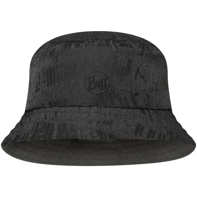 Kapelusz BUFF TRAVEL BUCKET HAT GLINE BLACK-GREY S/M S/M