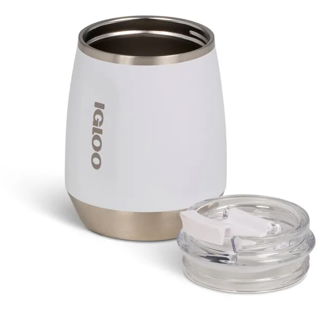 Butelka termiczna IGLOO Wine Tumbler 10 OZ (0 3 litra) one size, biały