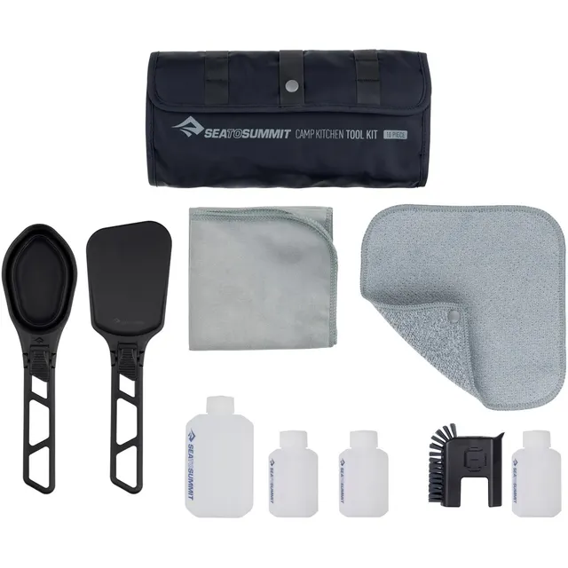 Zestaw narzędzi kuchennych SEA TO SUMMIT Camp Kitchen Tool Kit z buteleczkami - 10 elementów one size