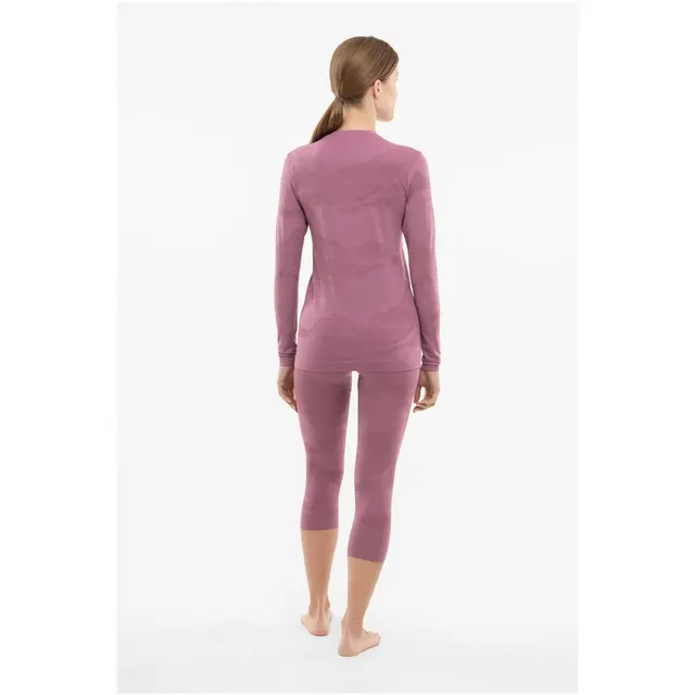 Bielizna damska VIKING Gasher Lady Set 3/4 Merino różowa XXL