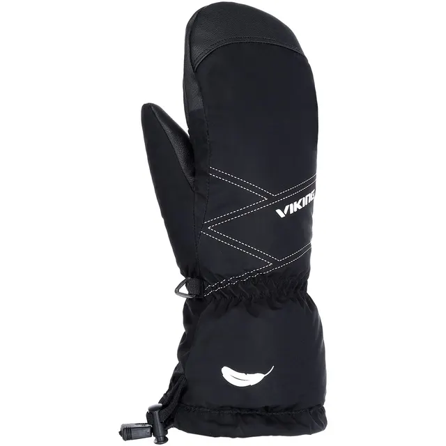 Rękawice puchowe damskie VIKING Strix Mitten Mountaineering jednopalczaste czarne 5