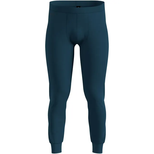 Legginsy termoaktywne męskie Odlo MERINO 200 BL BOTTOM long zielone XL